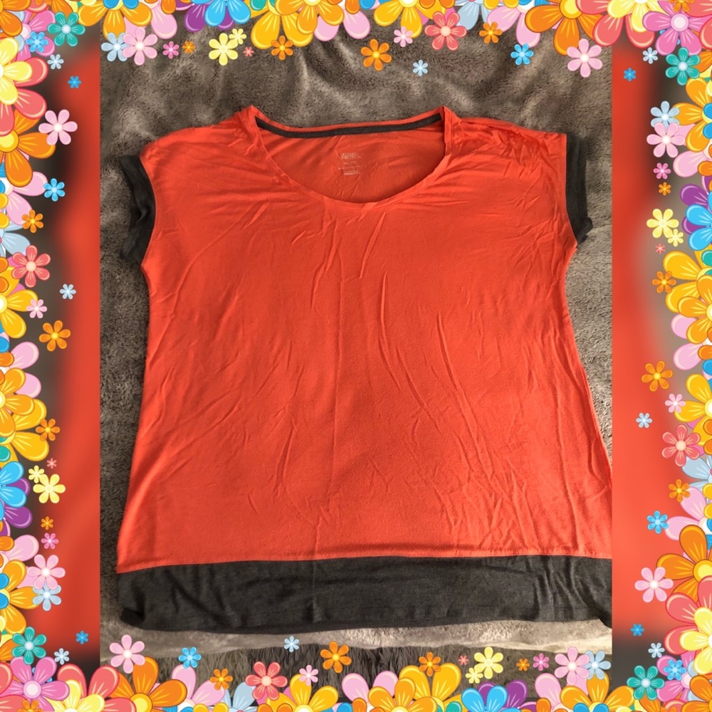 Coral & Gray t-shirt sz XXL